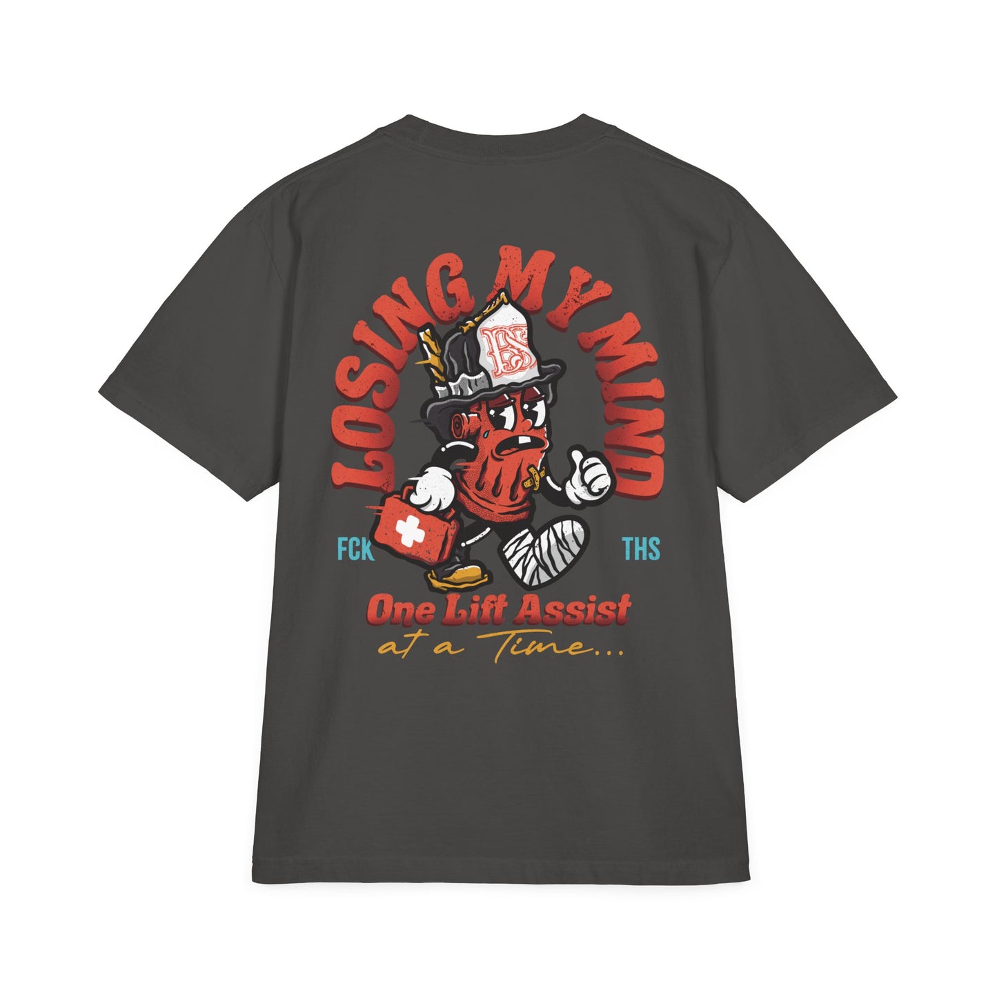 “Lift Assist” T-Shirt - HEAVYWEIGHT DROP SHOULDER OVERSIZED