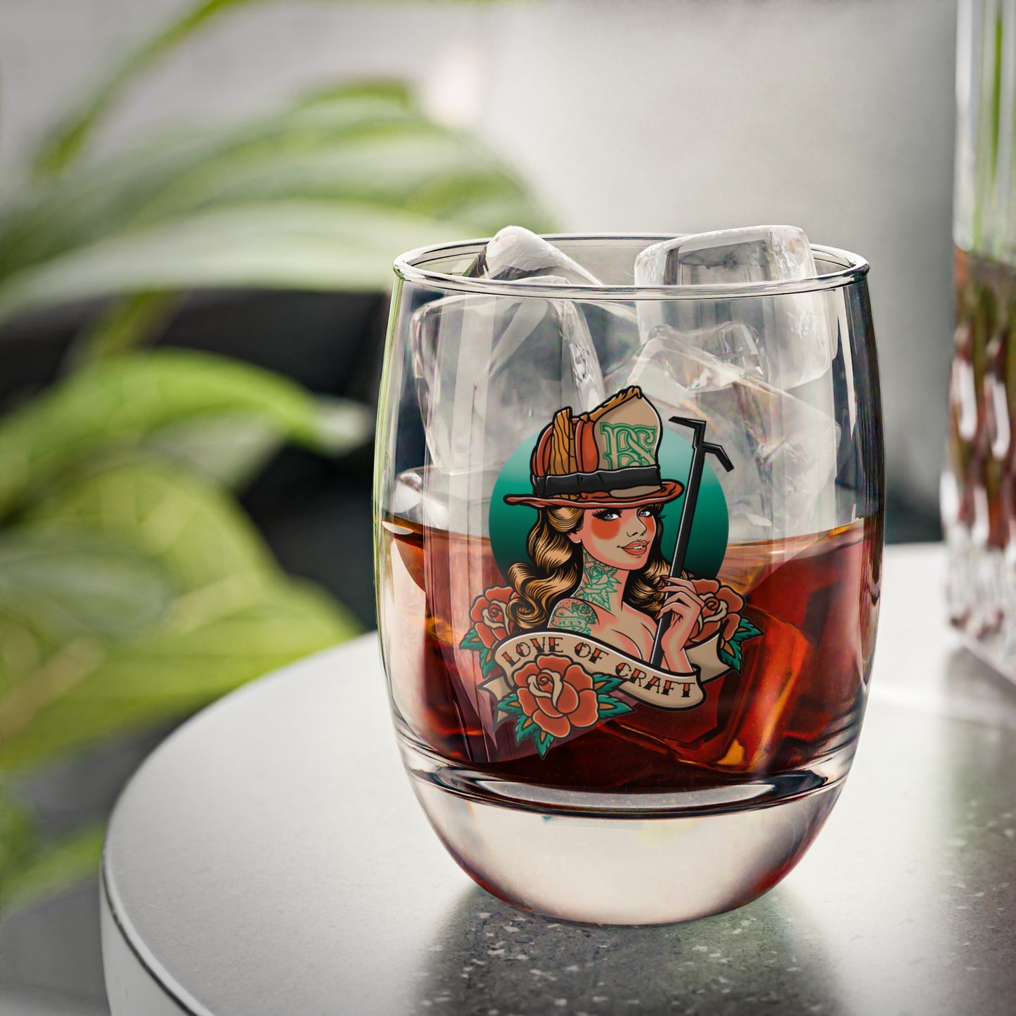 “Love of Craft” Whiskey Glass