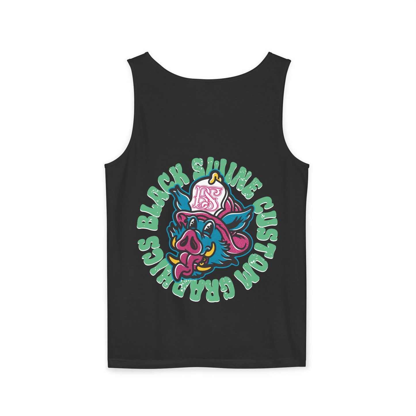 Retro “OG” Black Swine Custom Graphics Summer Tank