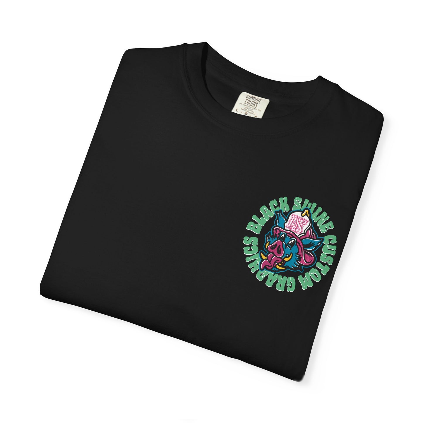 Retro “OG” Back Swine Custom Graphics Logo T-shirt