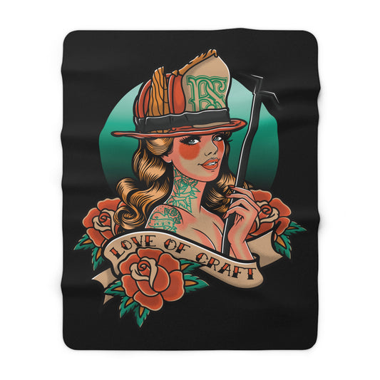 “Love of Craft” Fleece Blanket