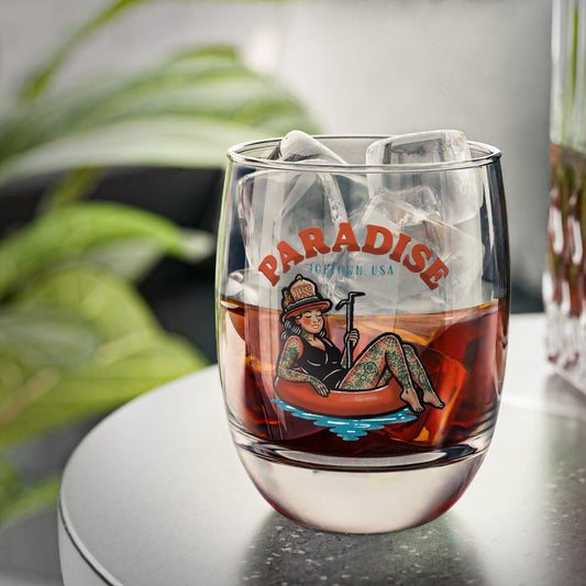 “Paradise” Whiskey Glass