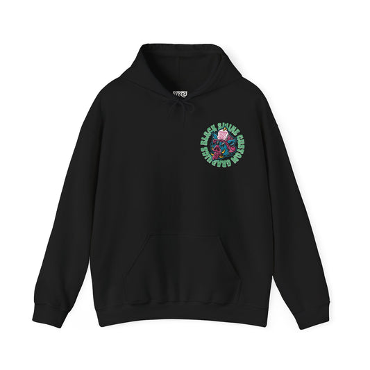 Retro “OG” Black Swine Custom Graphics Heavy Blend Hoodie