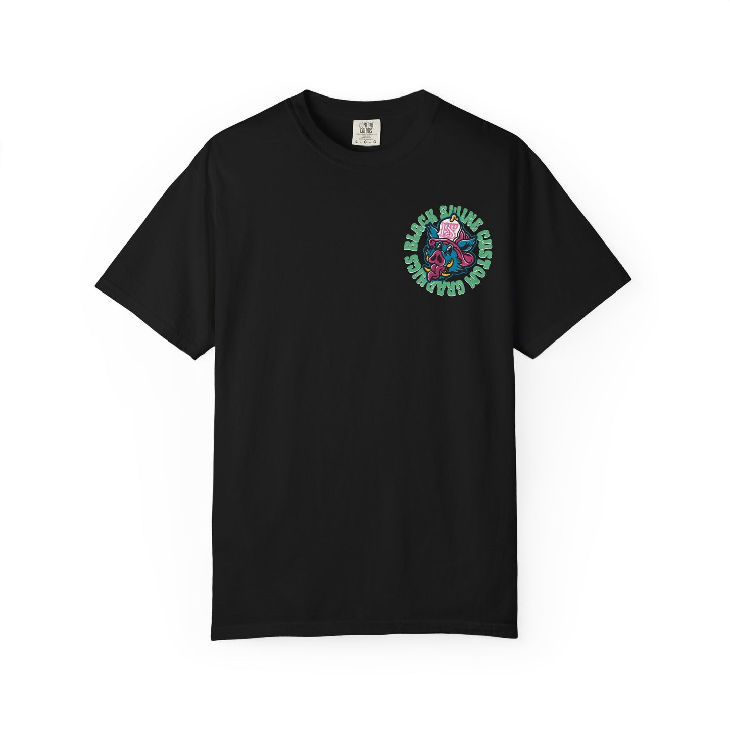 Retro “OG” Back Swine Custom Graphics Logo T-shirt