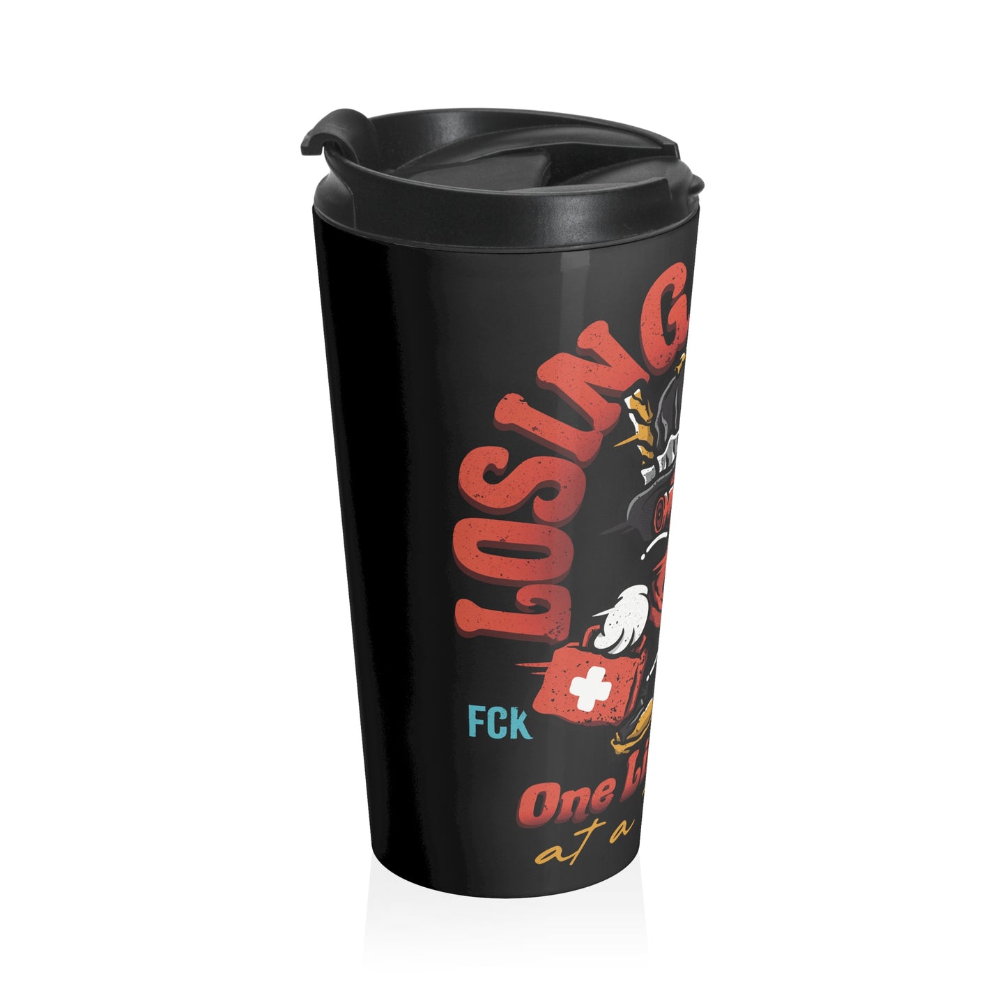 “Lift Assist” Insulated Coffee Tumbler