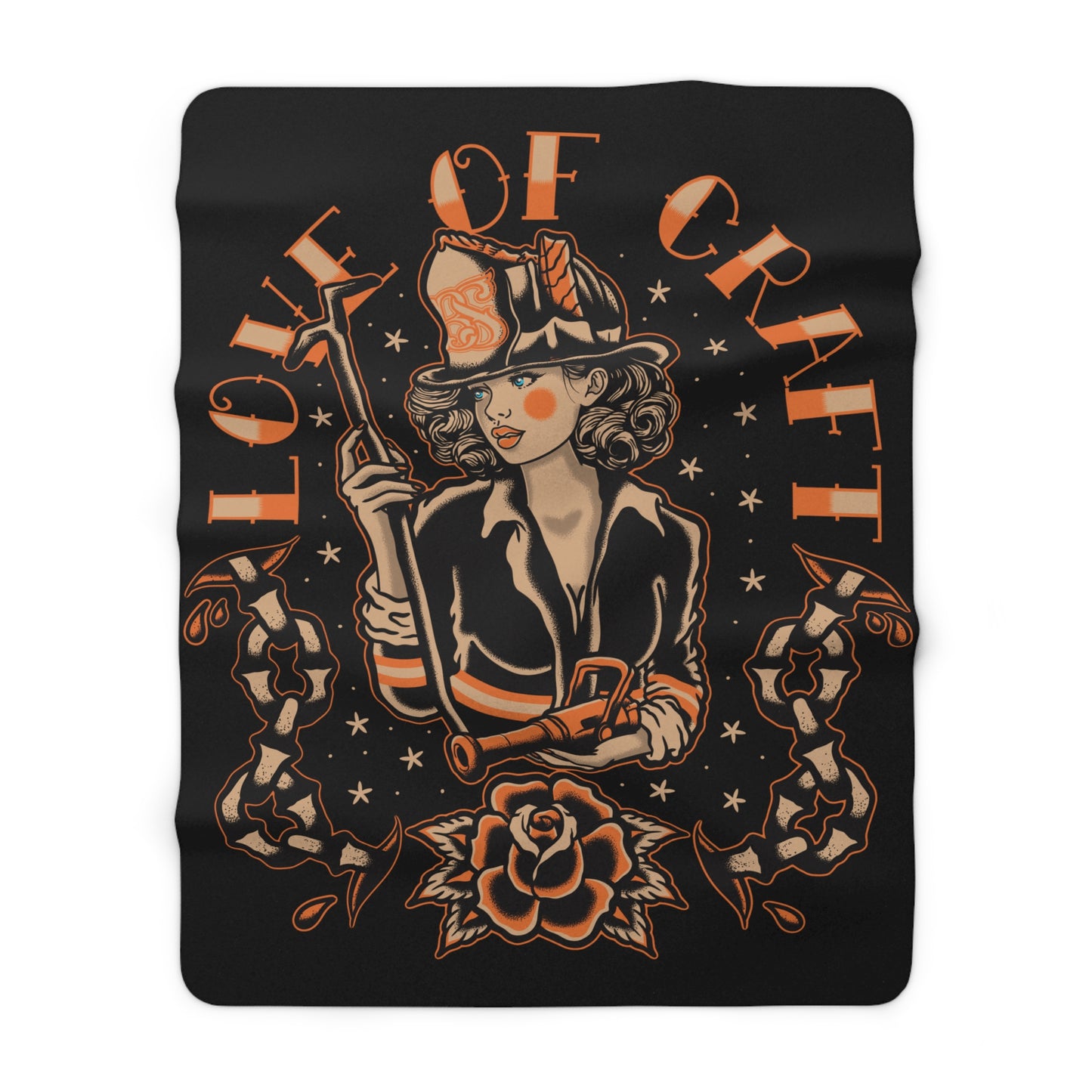 “Love of Craft” Fleece Blanket