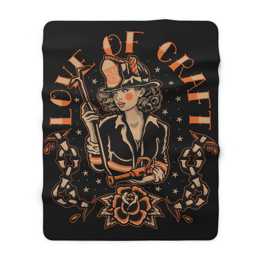 “Love of Craft” Fleece Blanket