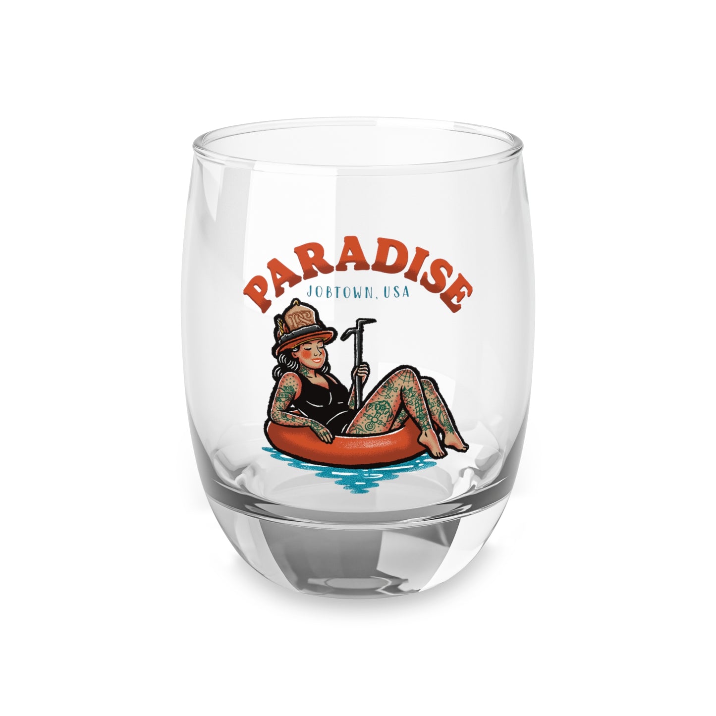 “Paradise” Whiskey Glass