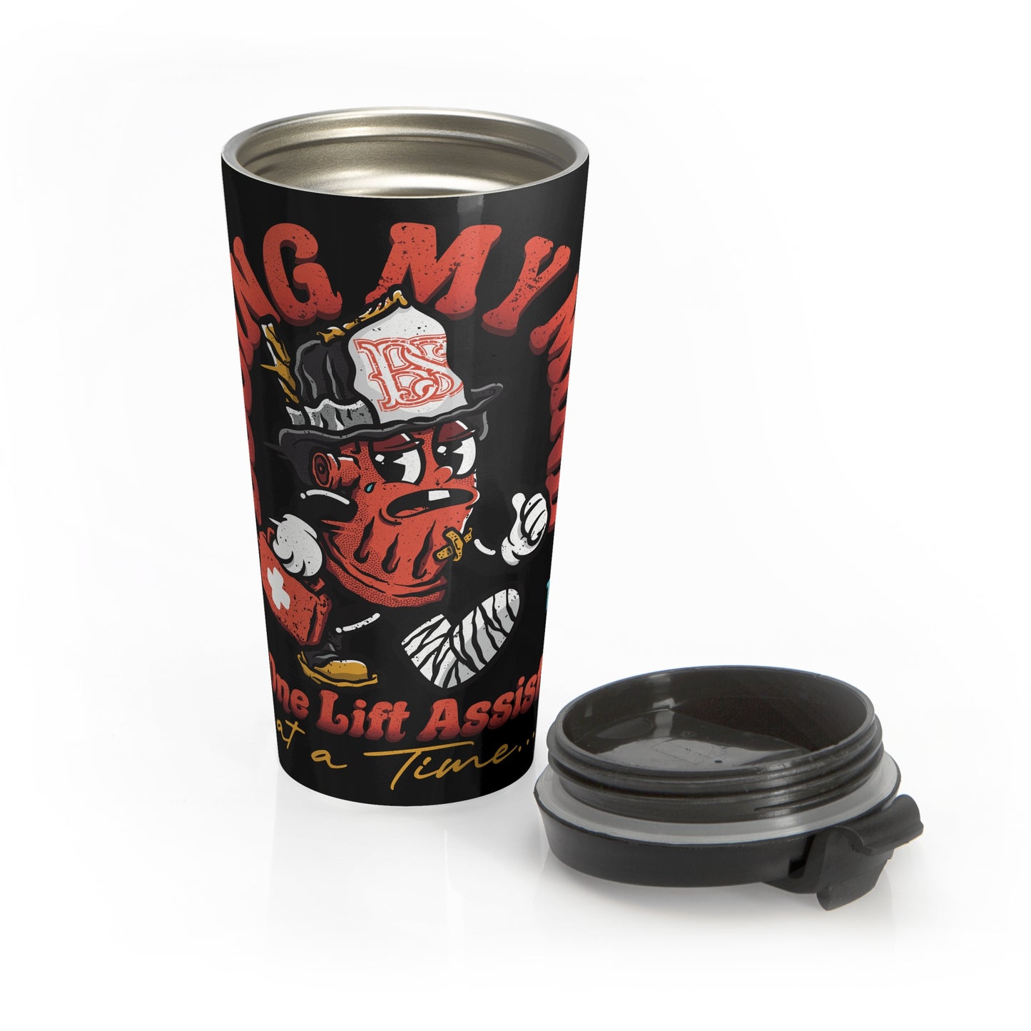“Lift Assist” Insulated Coffee Tumbler