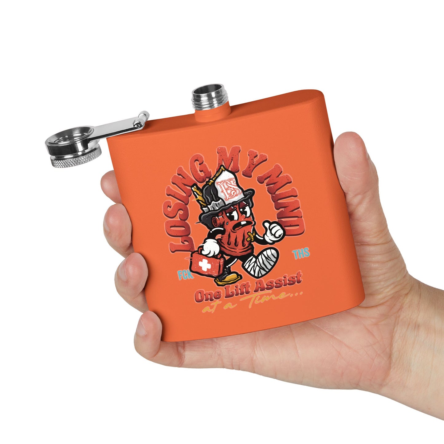 “Lift Assist” Flask