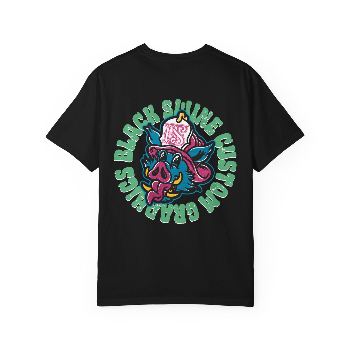 Retro “OG” Back Swine Custom Graphics Logo T-shirt