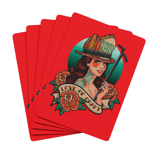 “Love of Craft” Playing Cards