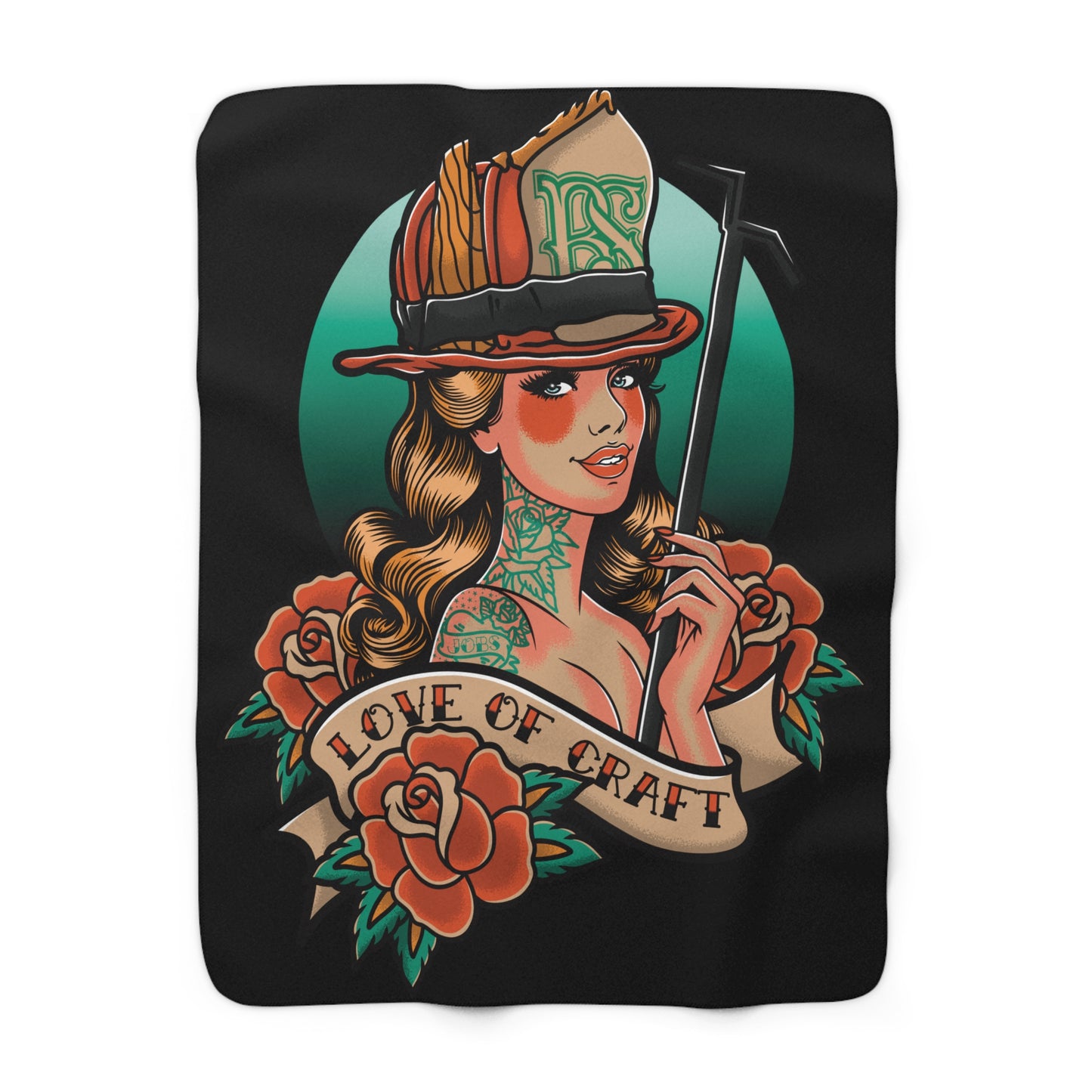 “Love of Craft” Fleece Blanket