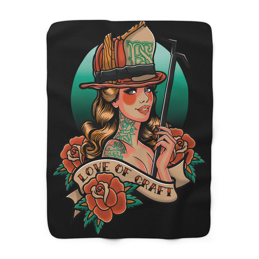“Love of Craft” Fleece Blanket