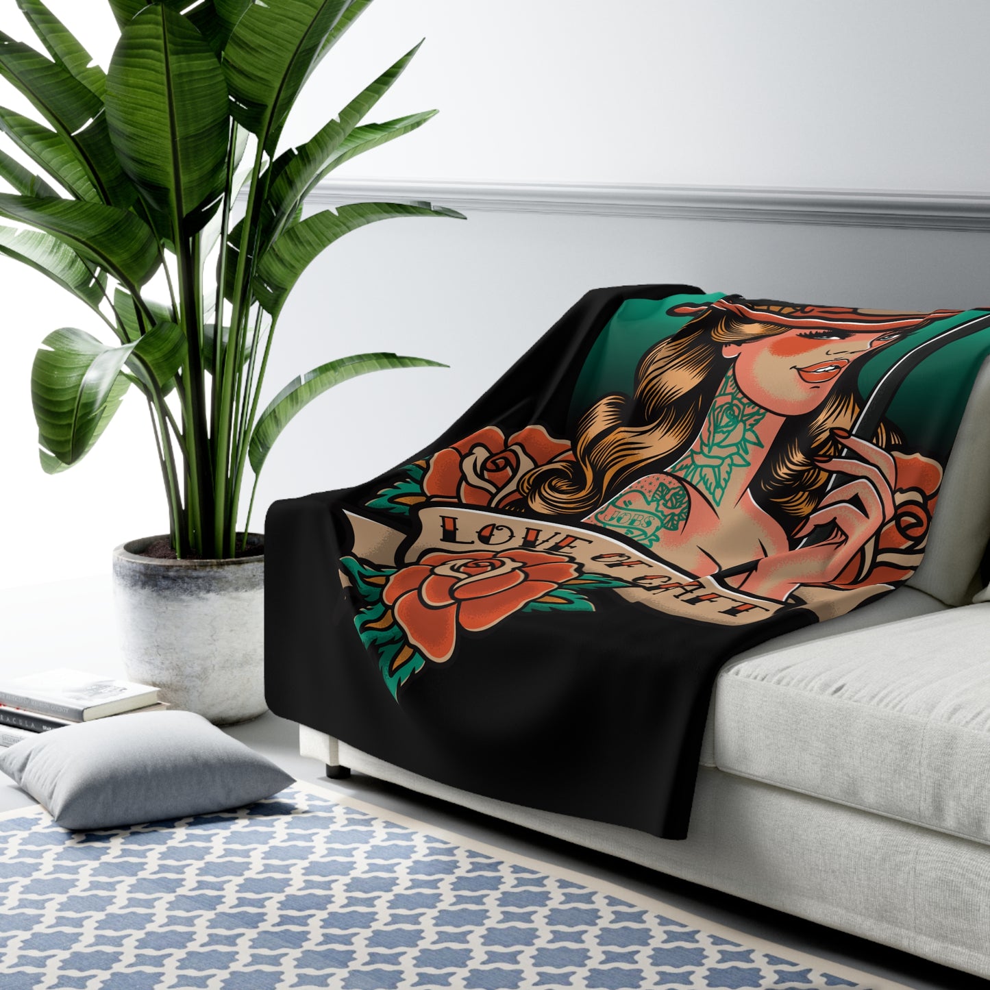 “Love of Craft” Fleece Blanket