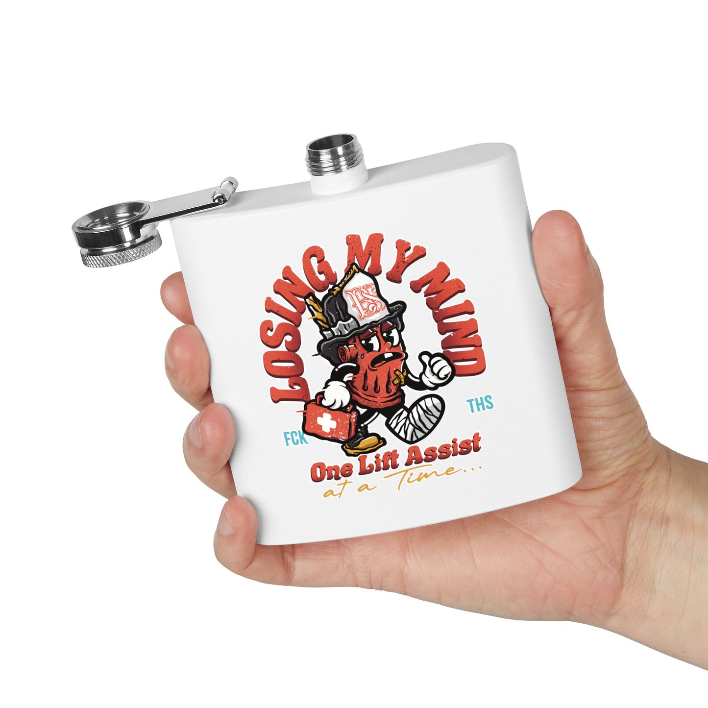“Lift Assist” Flask