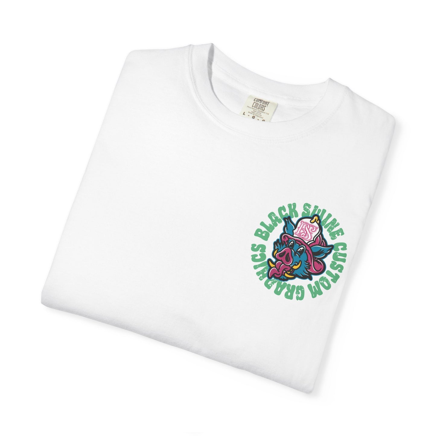Retro “OG” Back Swine Custom Graphics Logo T-shirt