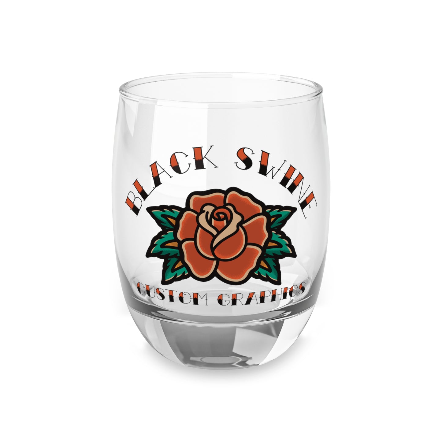 “Rose” Whiskey Glass