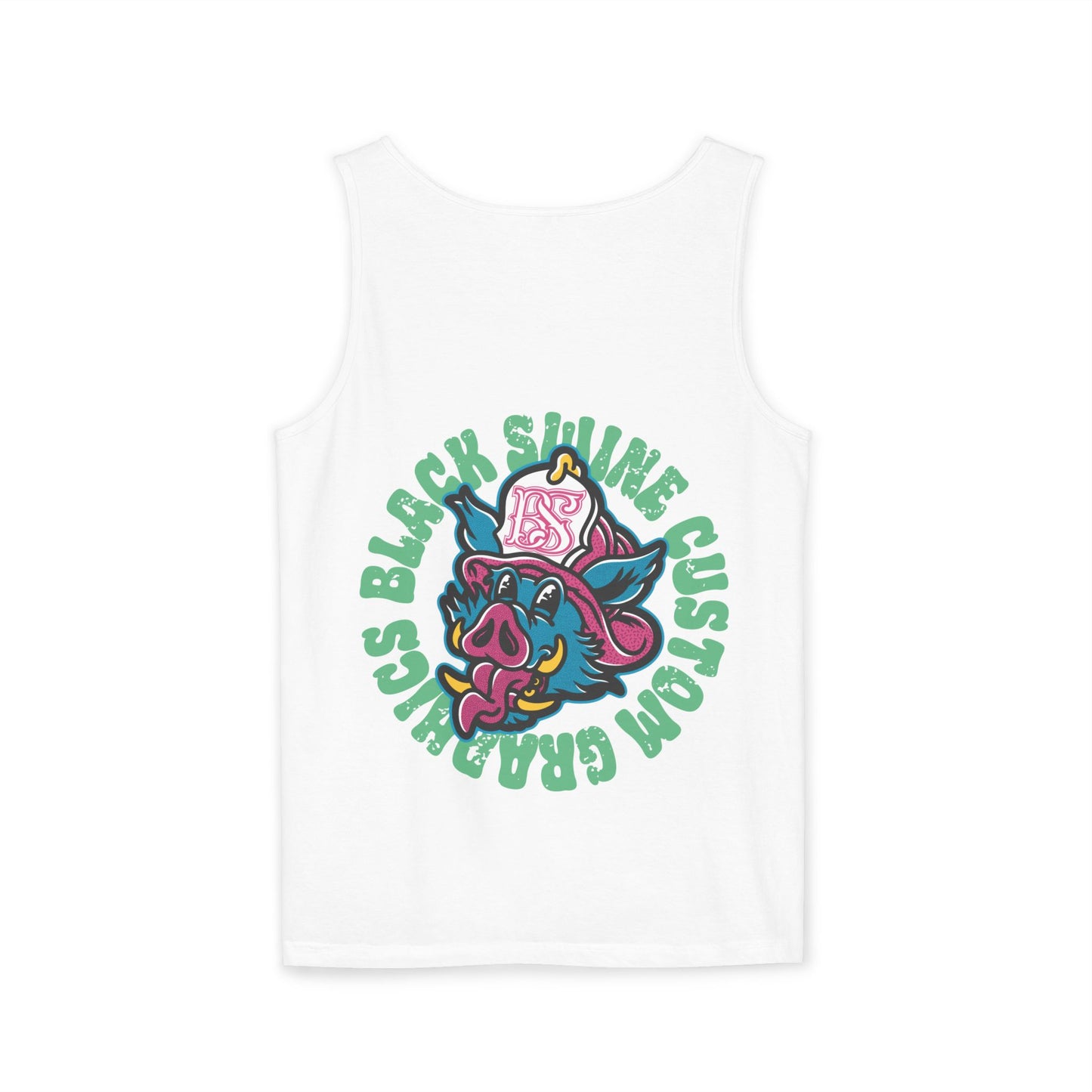 Retro “OG” Black Swine Custom Graphics Summer Tank