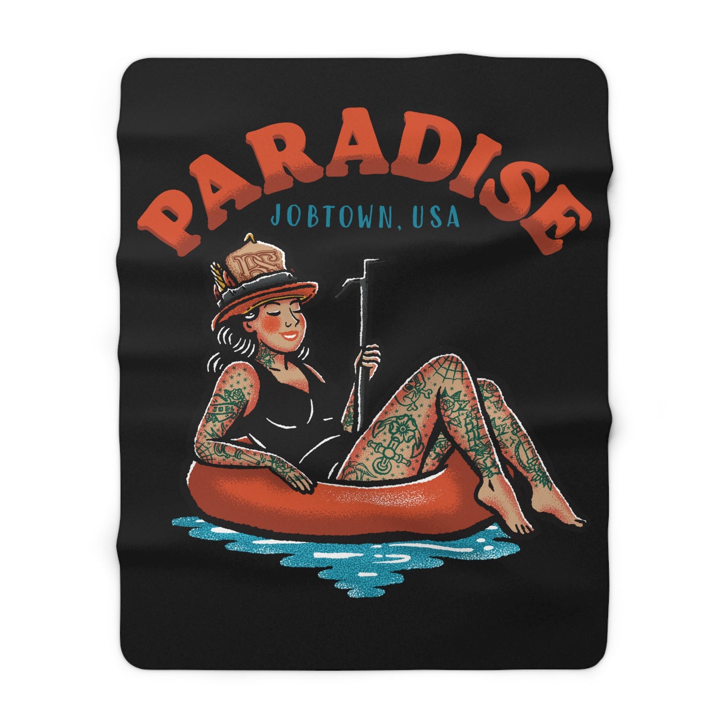 “Paradise” Fleece Blanket
