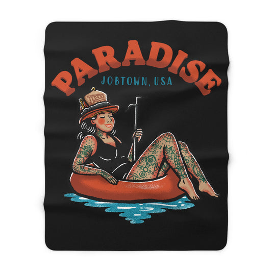 “Paradise” Fleece Blanket