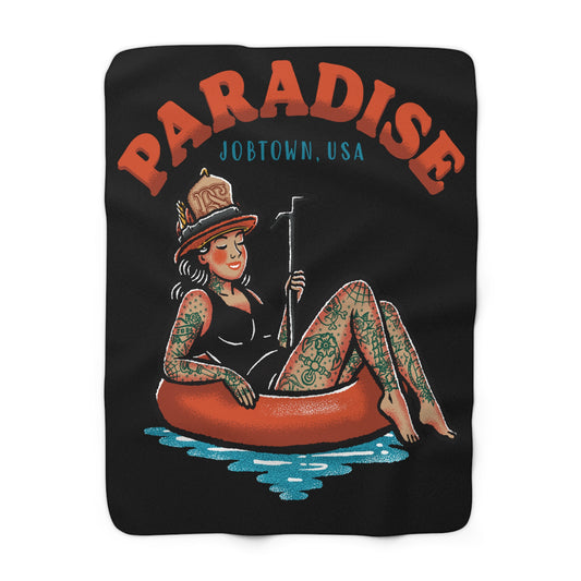 “Paradise” Fleece Blanket