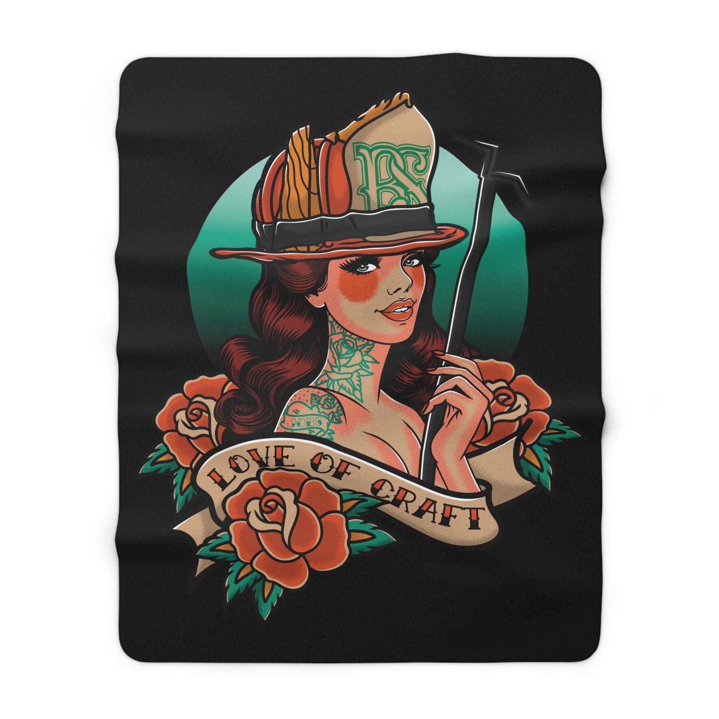 “Love of Craft” Fleece Blanket