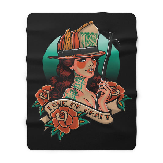 “Love of Craft” Fleece Blanket