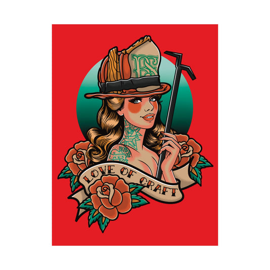 “Love of Craft” 18x24 Poster