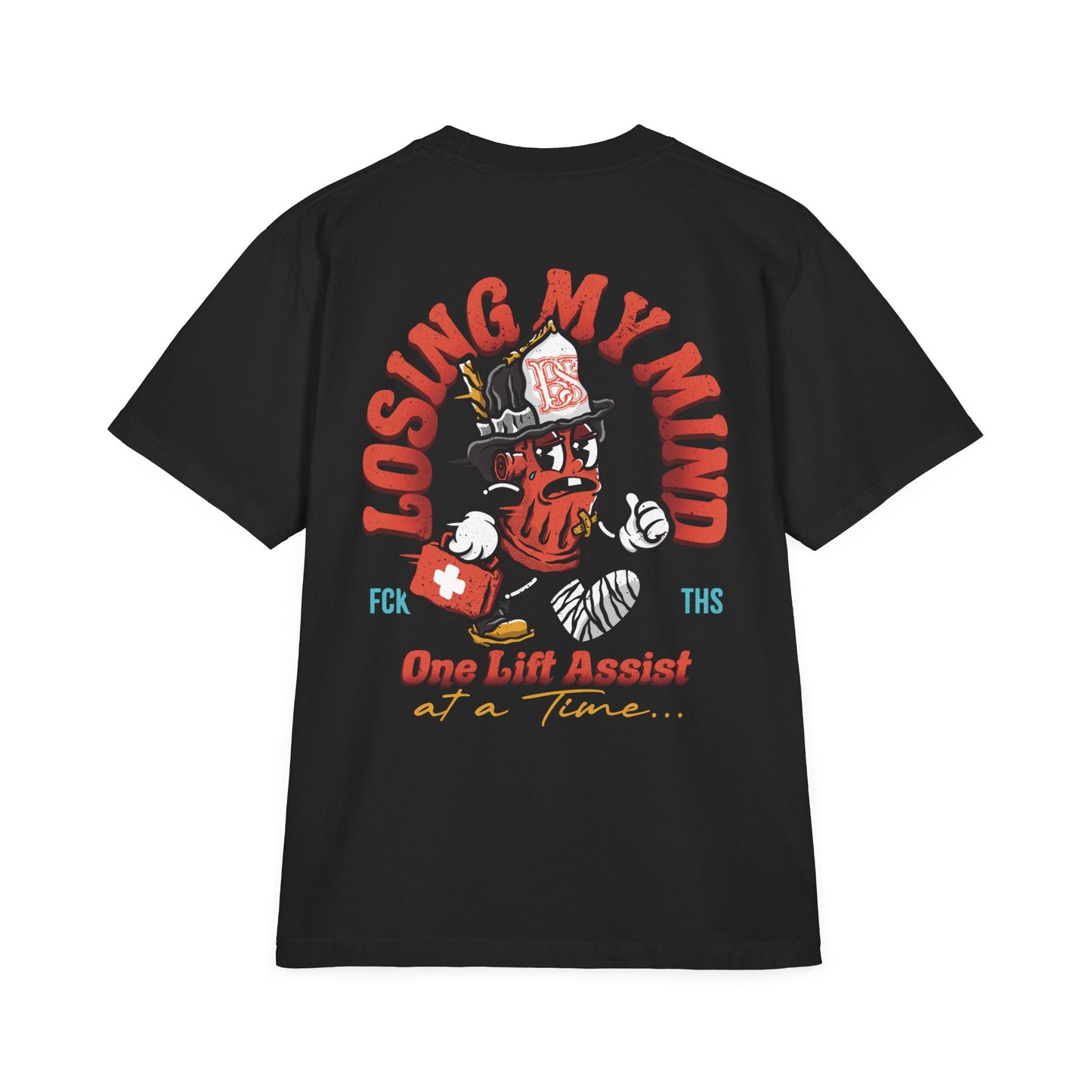 “Lift Assist” T-Shirt - HEAVYWEIGHT DROP SHOULDER OVERSIZED