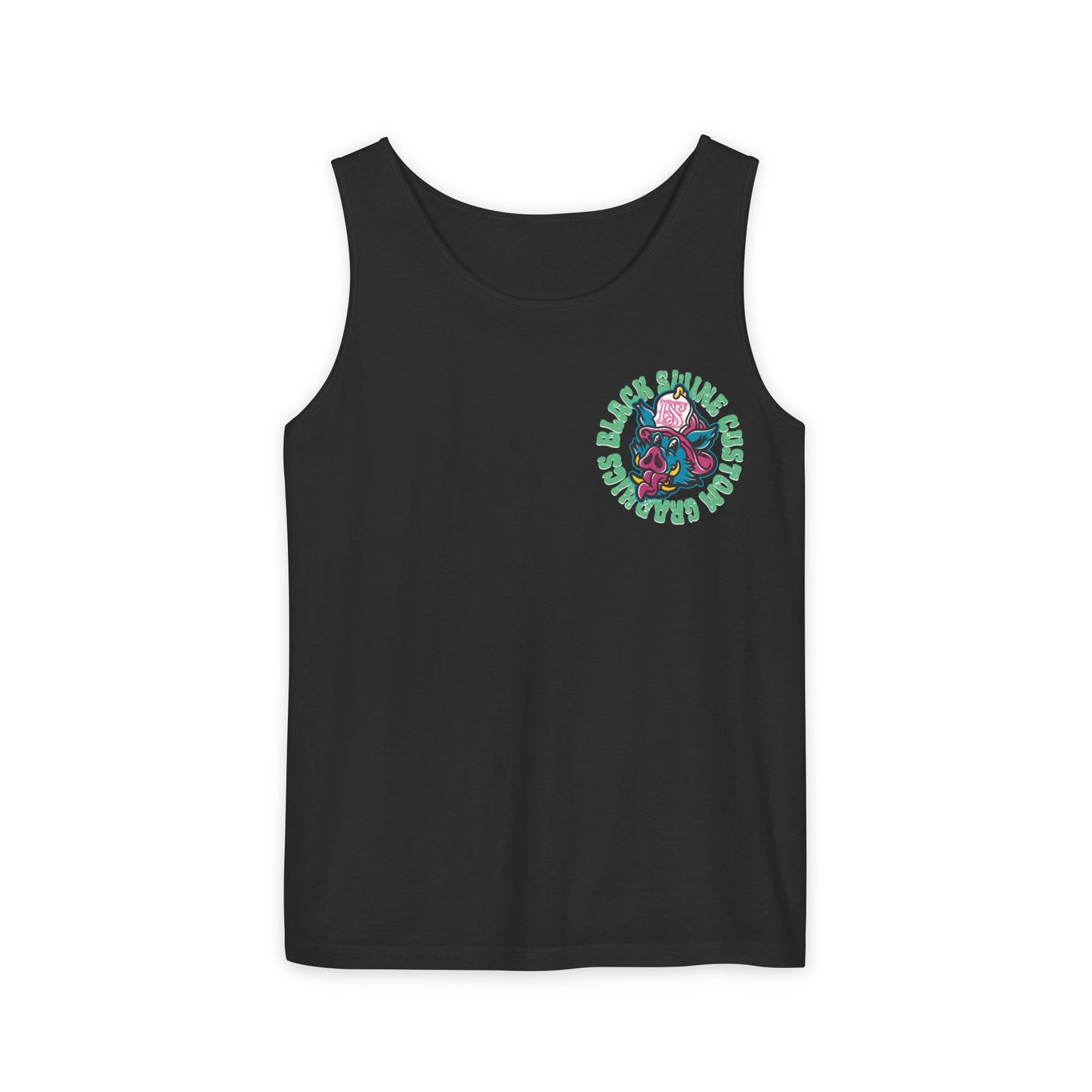 Retro “OG” Black Swine Custom Graphics Summer Tank