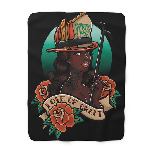 “Love of Craft” Fleece Blanket