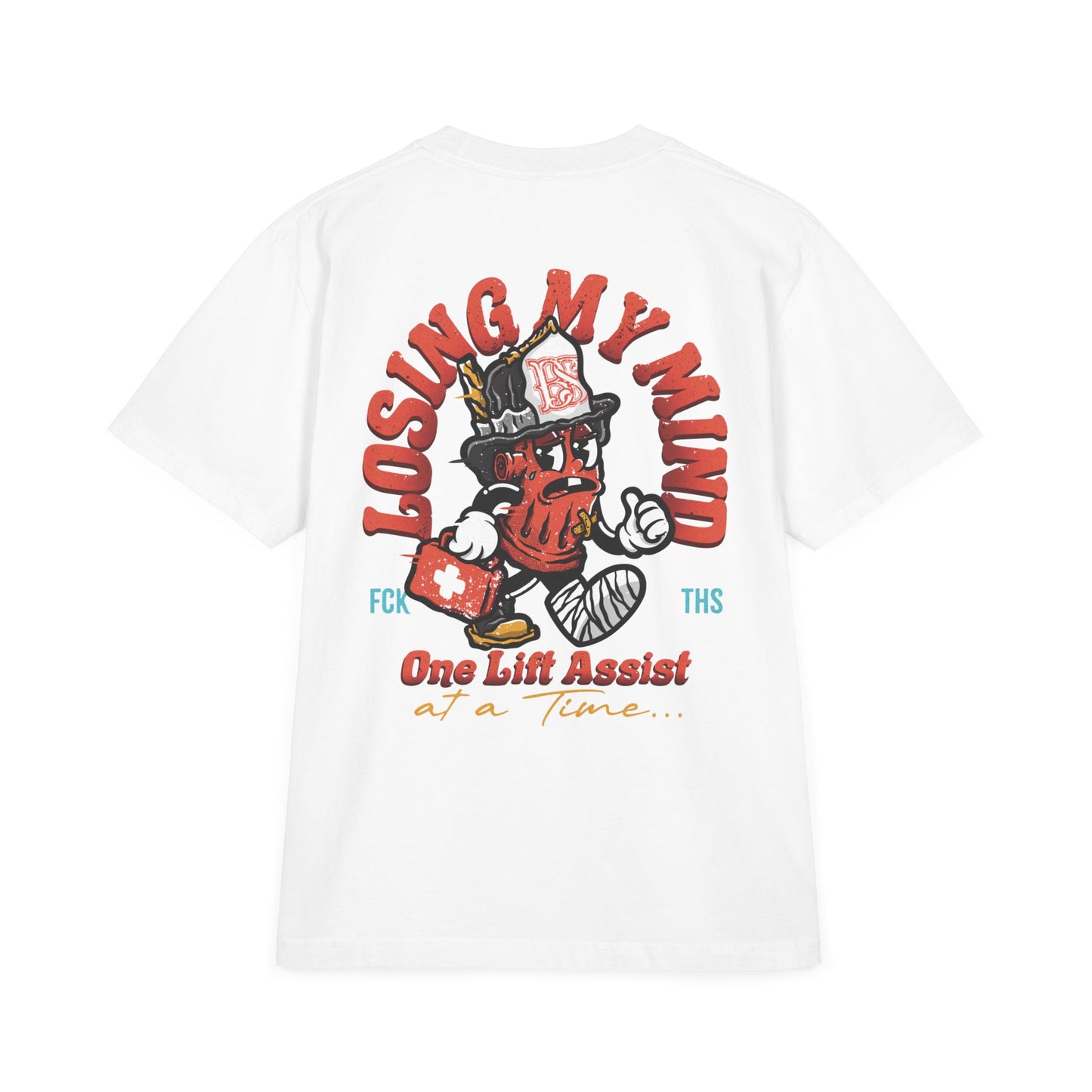 “Lift Assist” T-Shirt - HEAVYWEIGHT DROP SHOULDER OVERSIZED