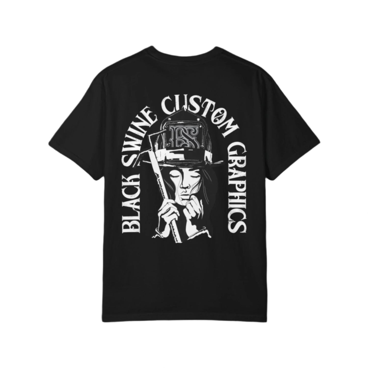 Black Swine Custom Graphics T-shirt
