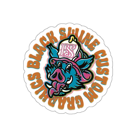 Retro “OG” Black Swine Custom Graphics Decal
